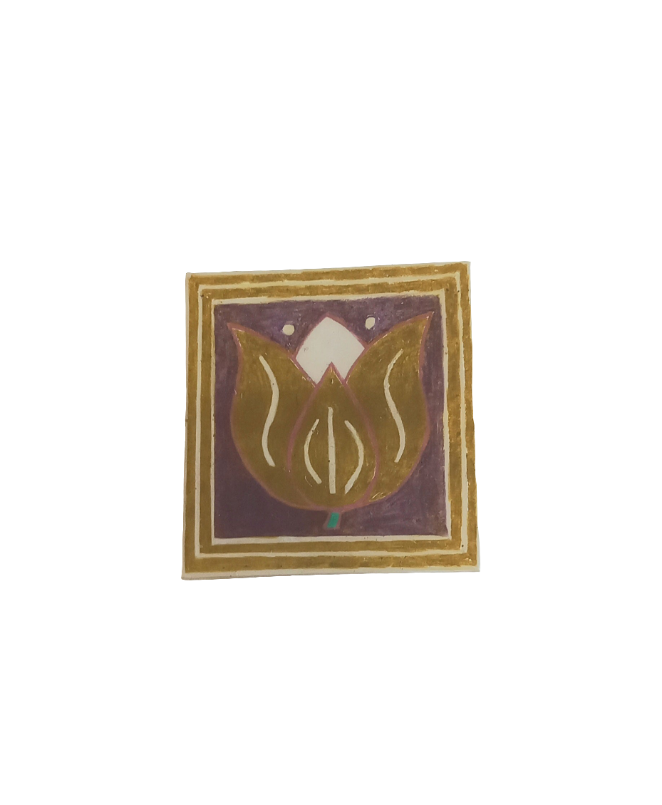 Broche Fleur Art déco