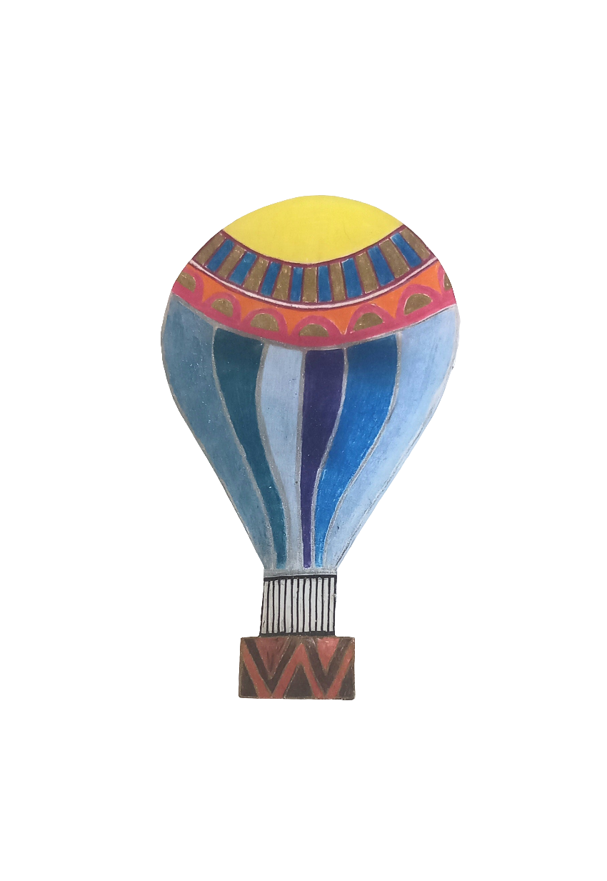 Broche La montgolfière