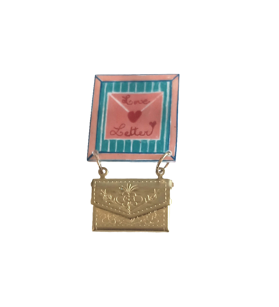 Broche Love letter
