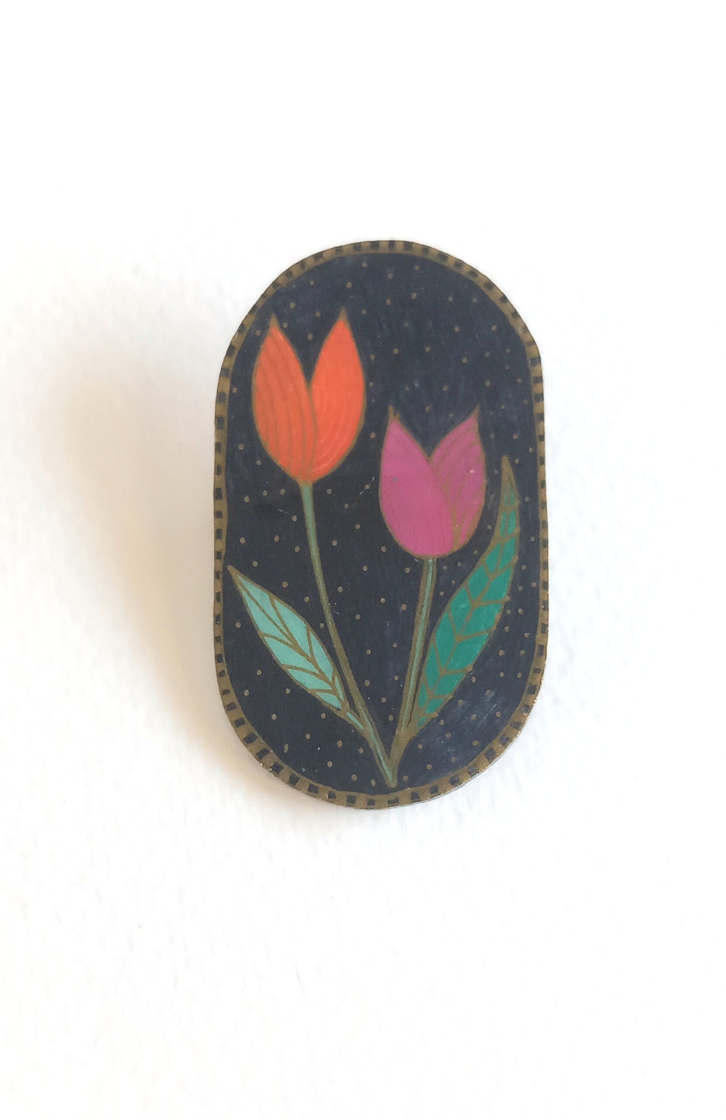 Broche Les tulipes