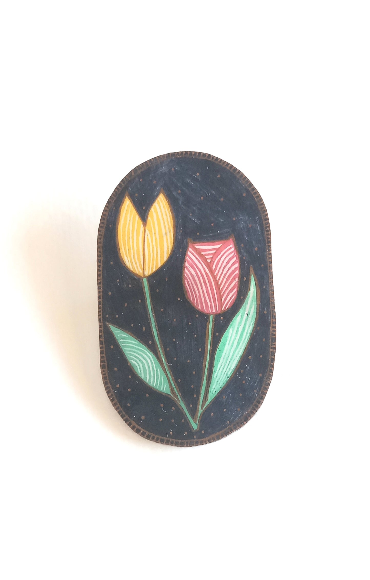 Broche Les tulipes