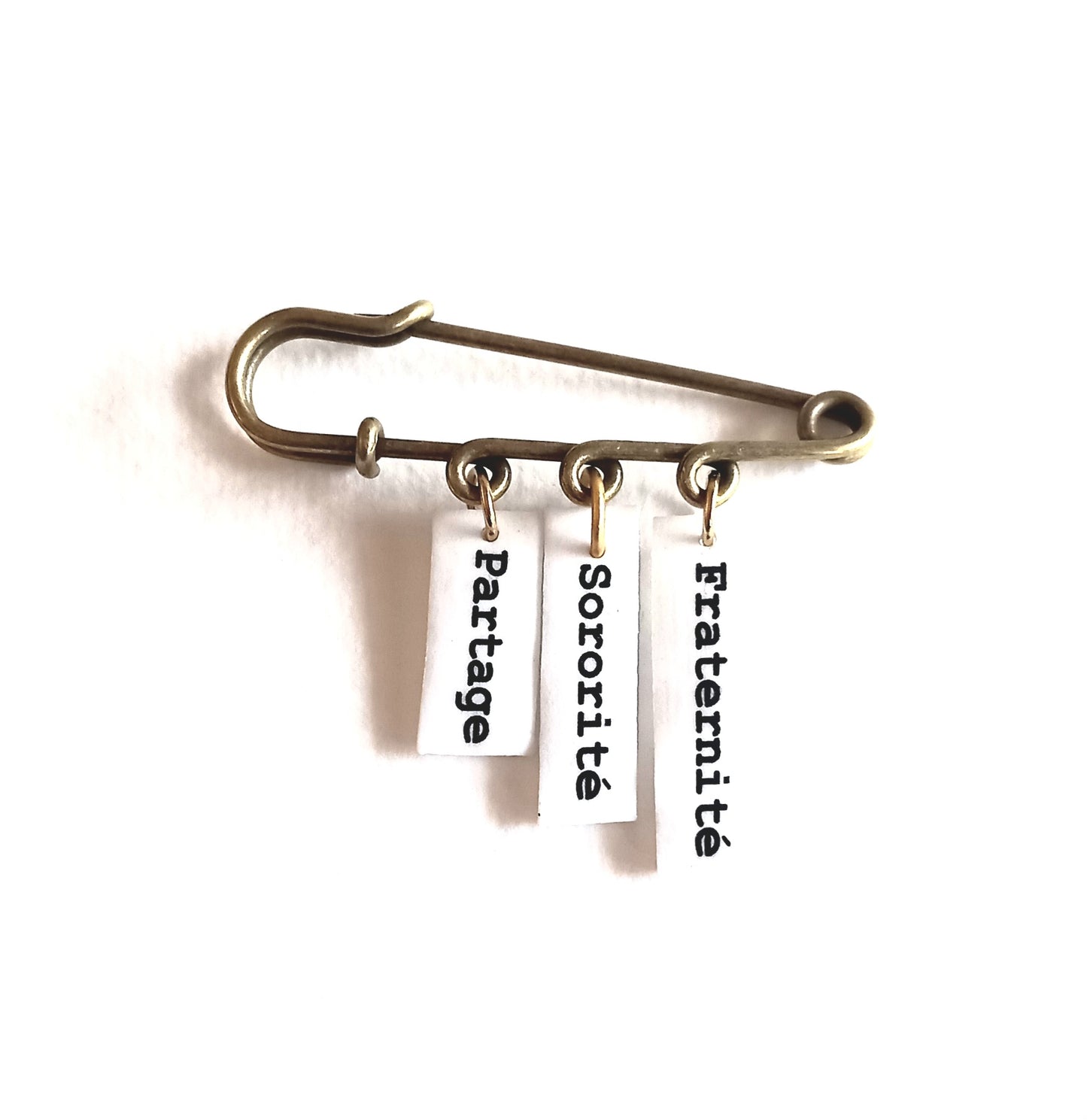 Broche à message