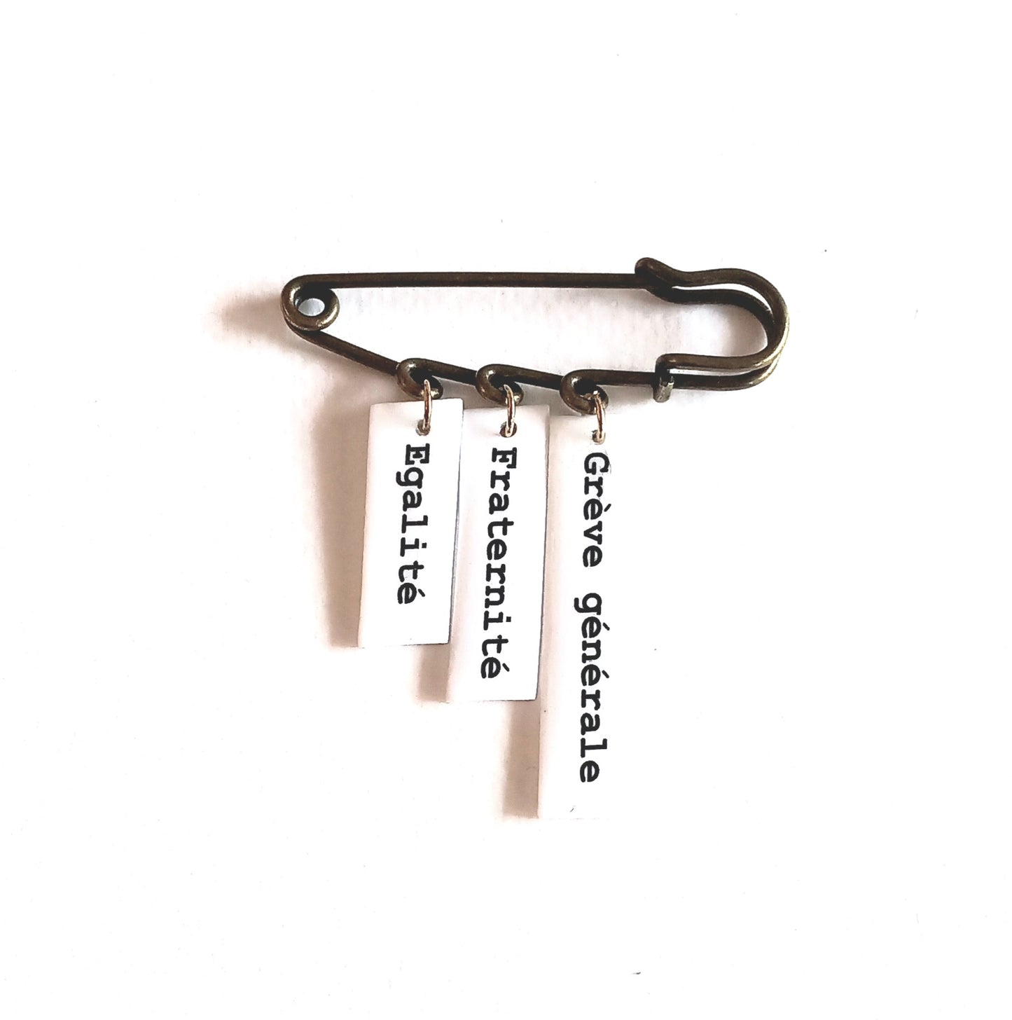 Broche à message