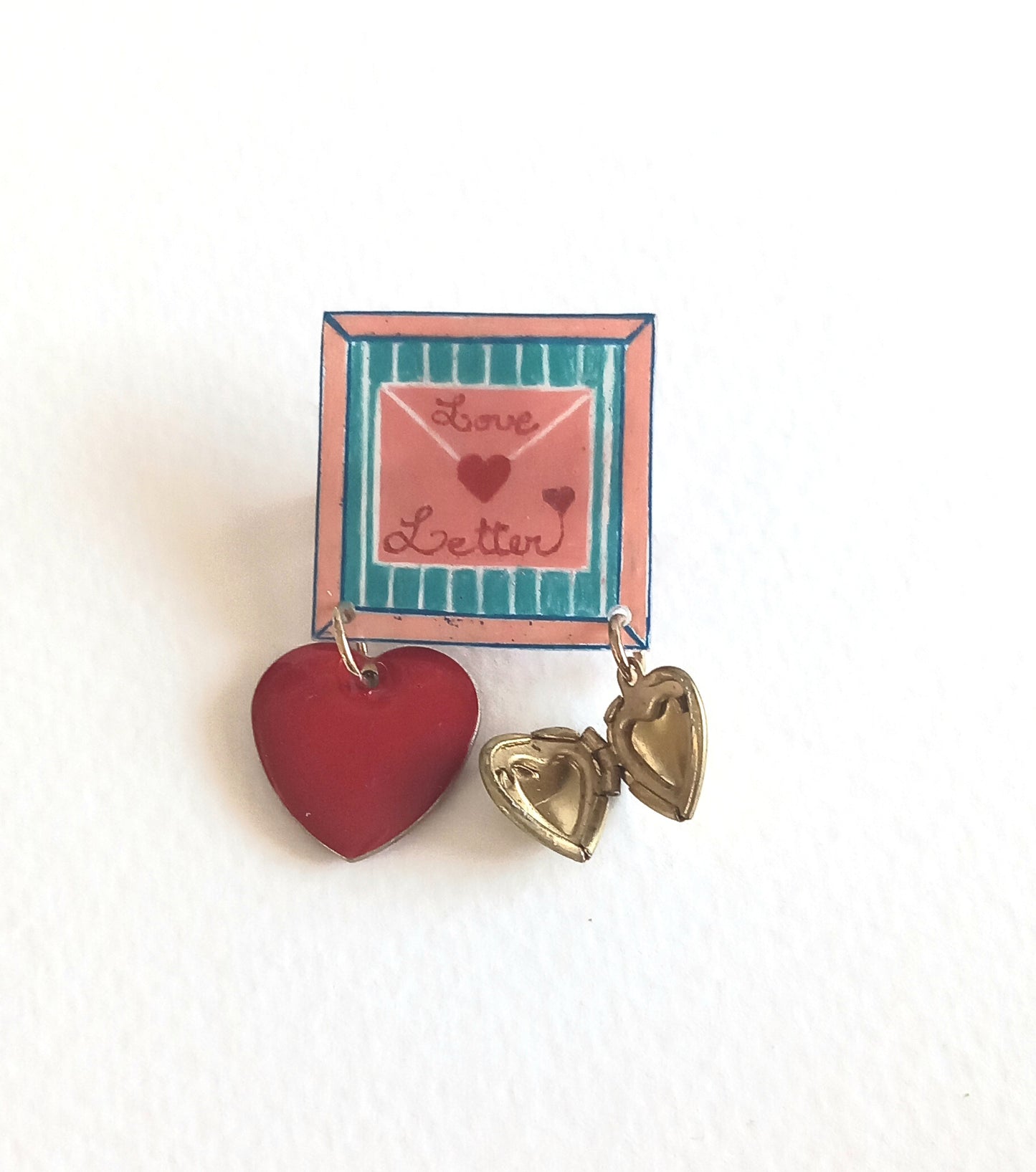 Broche Love letter