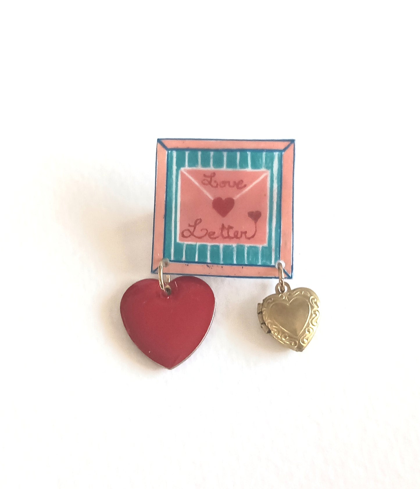 Broche Love letter