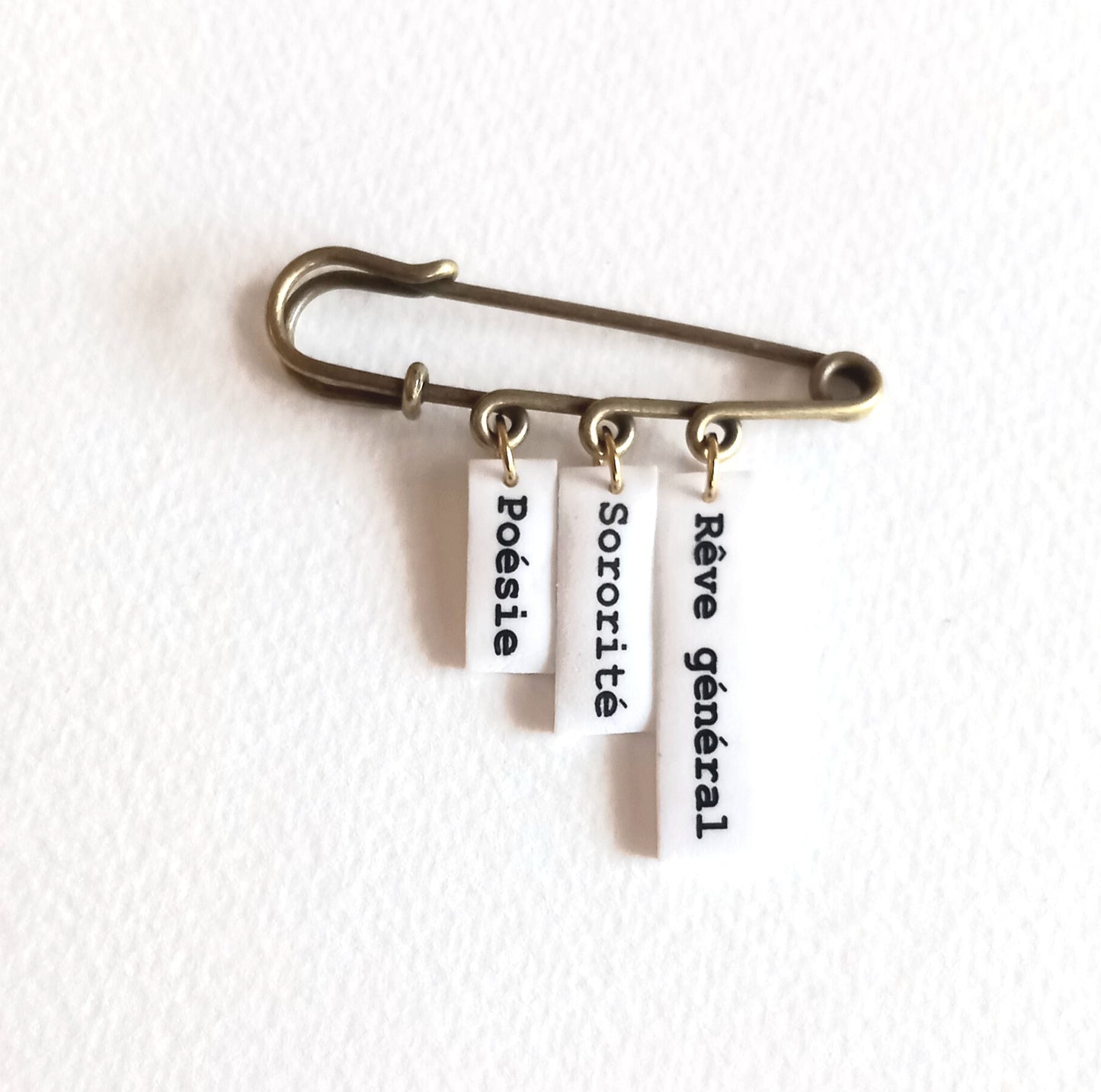 Broche à message